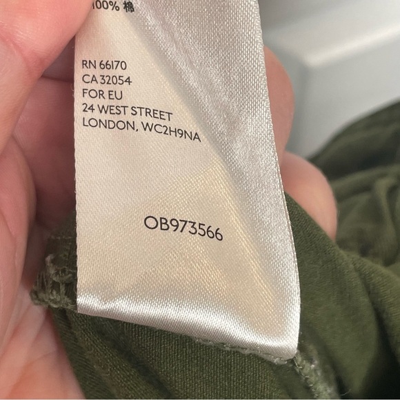 Urban Outfitters Terra Paperbag Ultra High Waisted Pants Y2K Grunge in Green L - Picture 12 of 12